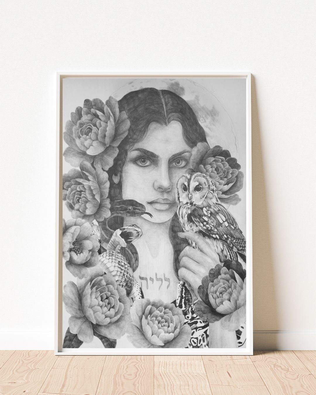 LILITH — Shadow Goddess Graphite Print