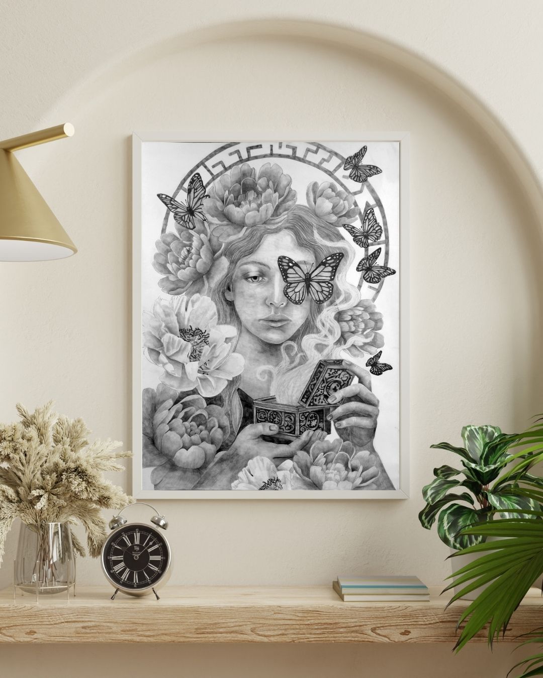 PANDORA — Shadow Goddess Graphite Print