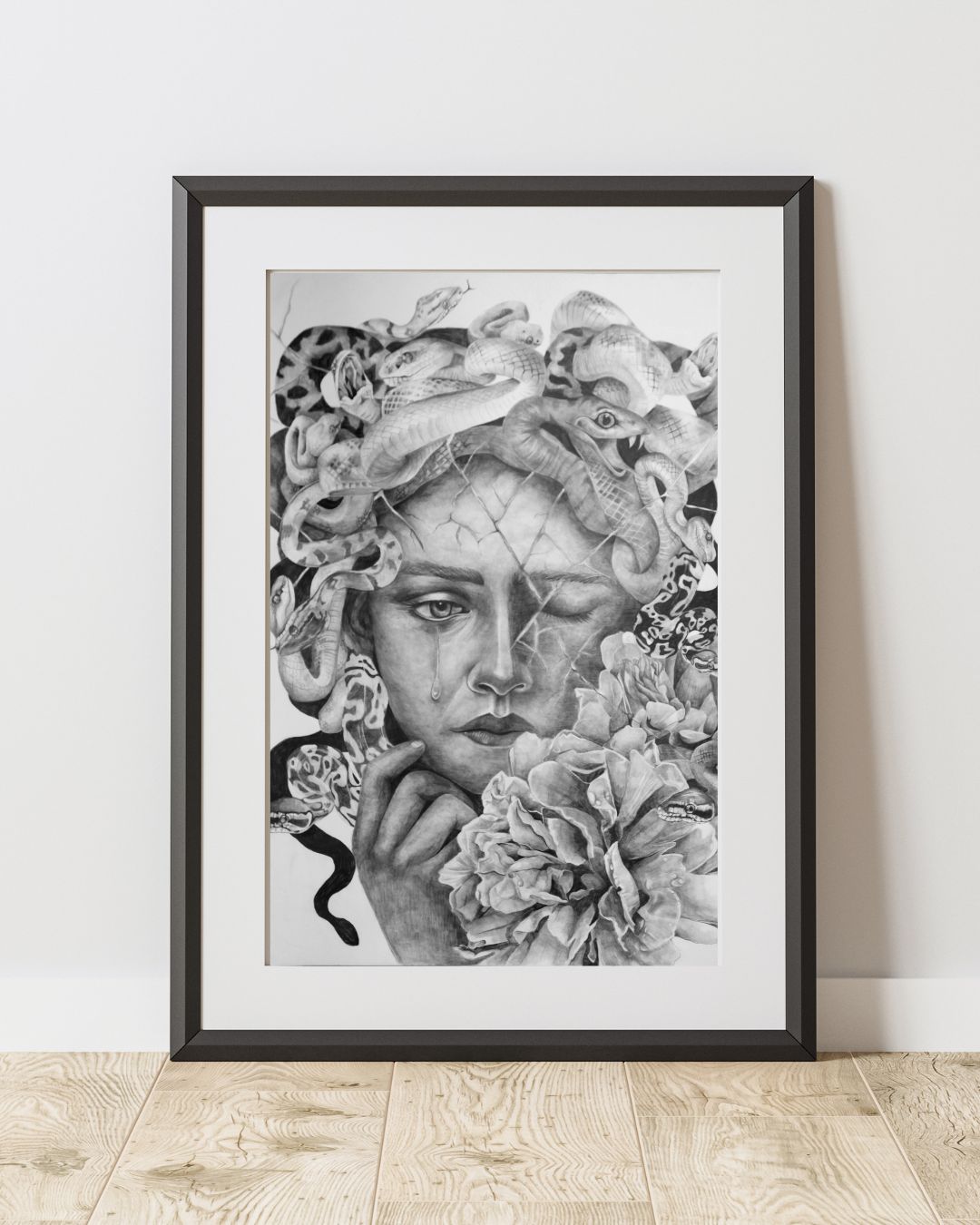 MEDUSA — Shadow Goddess Graphite Print