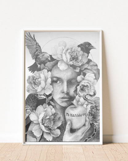 ERIS — Shadow Goddess Graphite Print