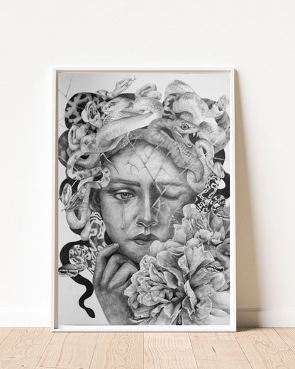 MEDUSA — Shadow Goddess Graphite Print