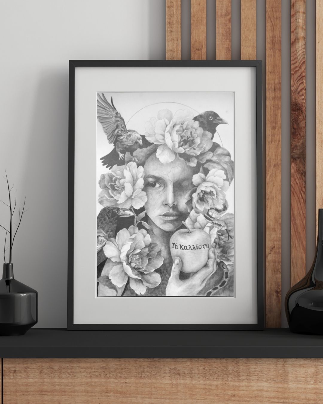 ERIS — Shadow Goddess Graphite Print
