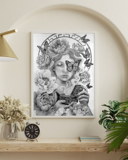 PANDORA — Shadow Goddess Graphite Print