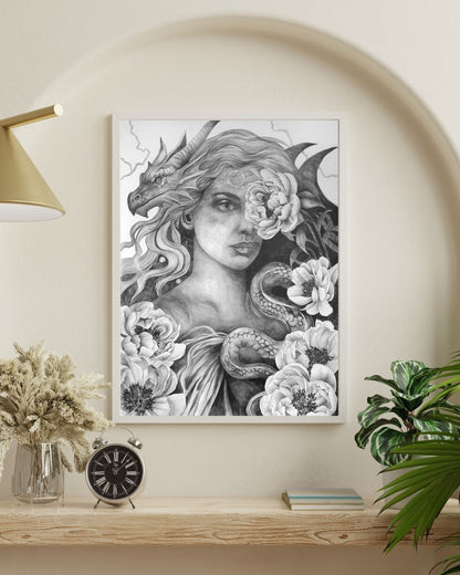 TIAMAT — Limited Edition Hand-Finished Print