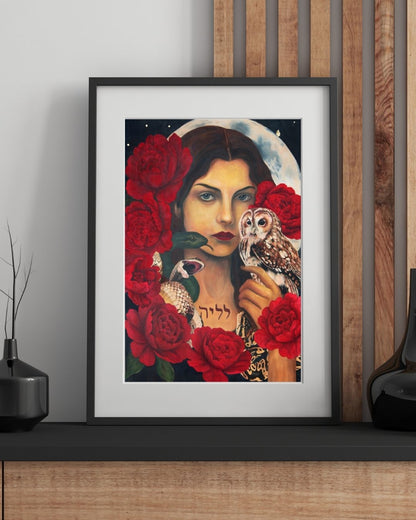 LILITH — Shadow Goddess Fine Art Print