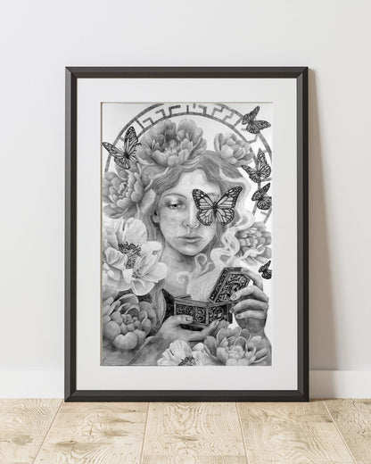 PANDORA — Shadow Goddess Graphite Print