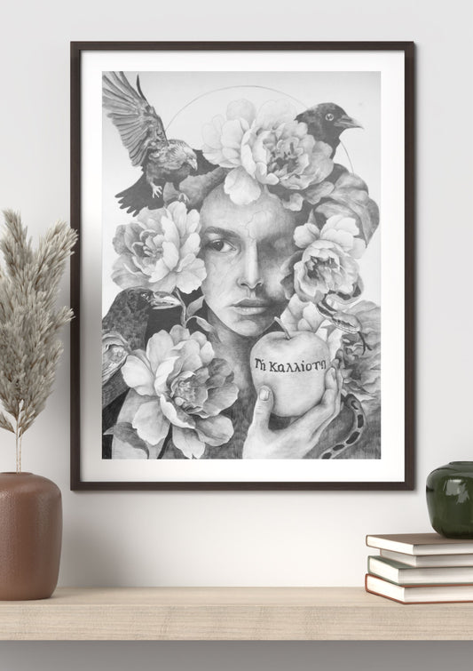 ERIS — Shadow Goddess Graphite Print