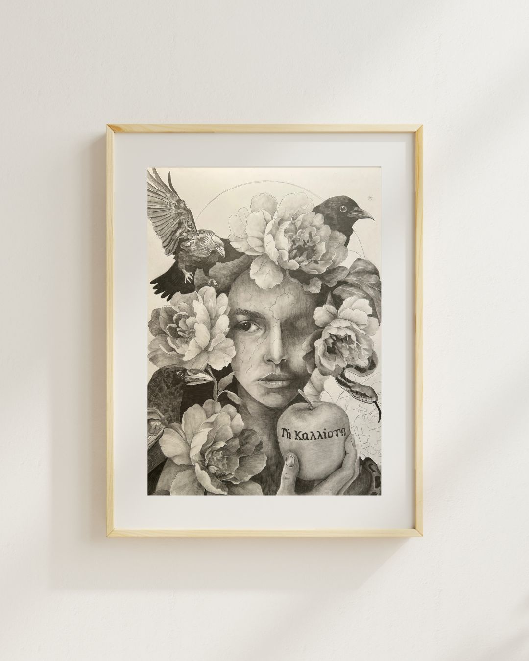 ERIS — Shadow Goddess Graphite Print