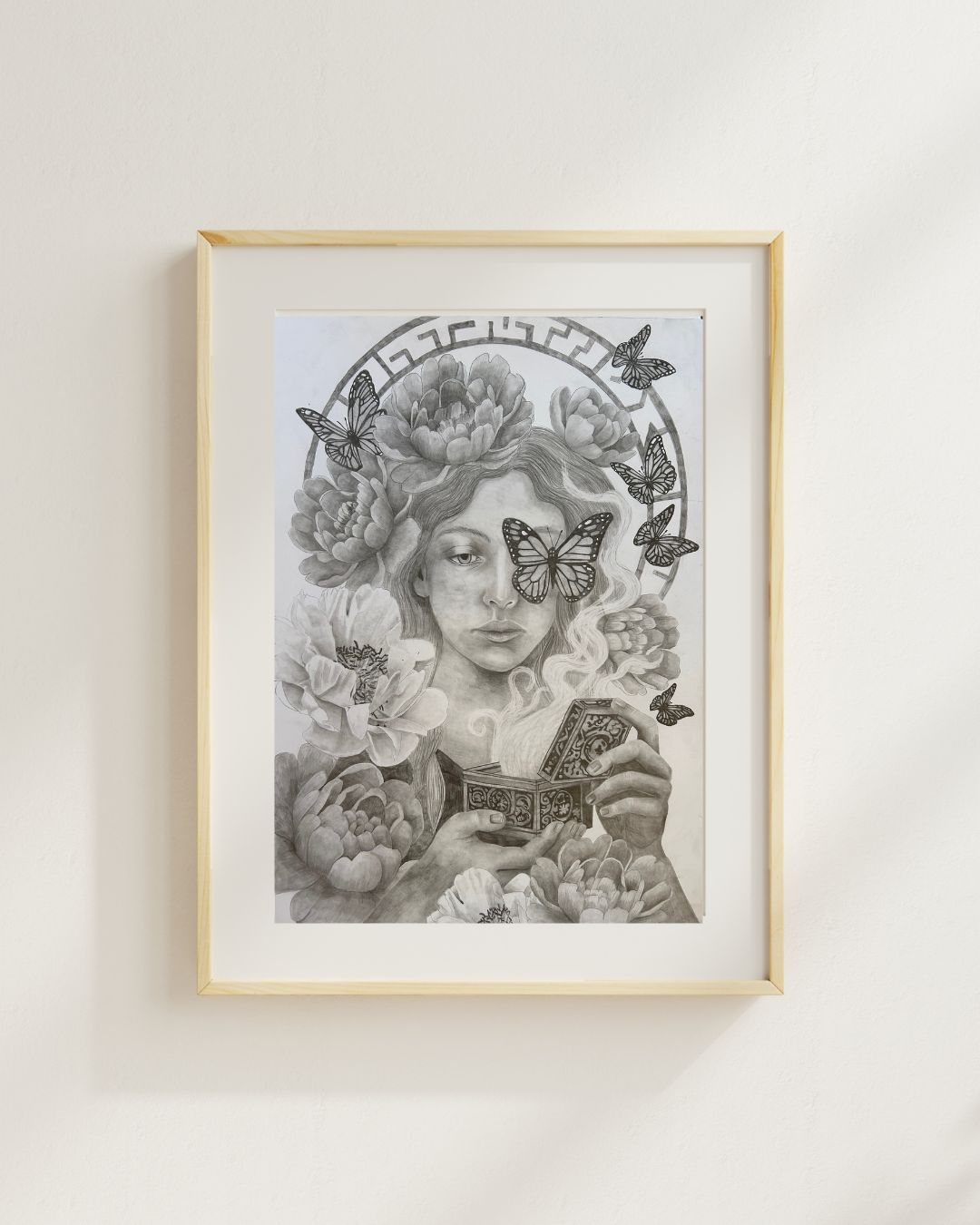 PANDORA — Shadow Goddess Graphite Print