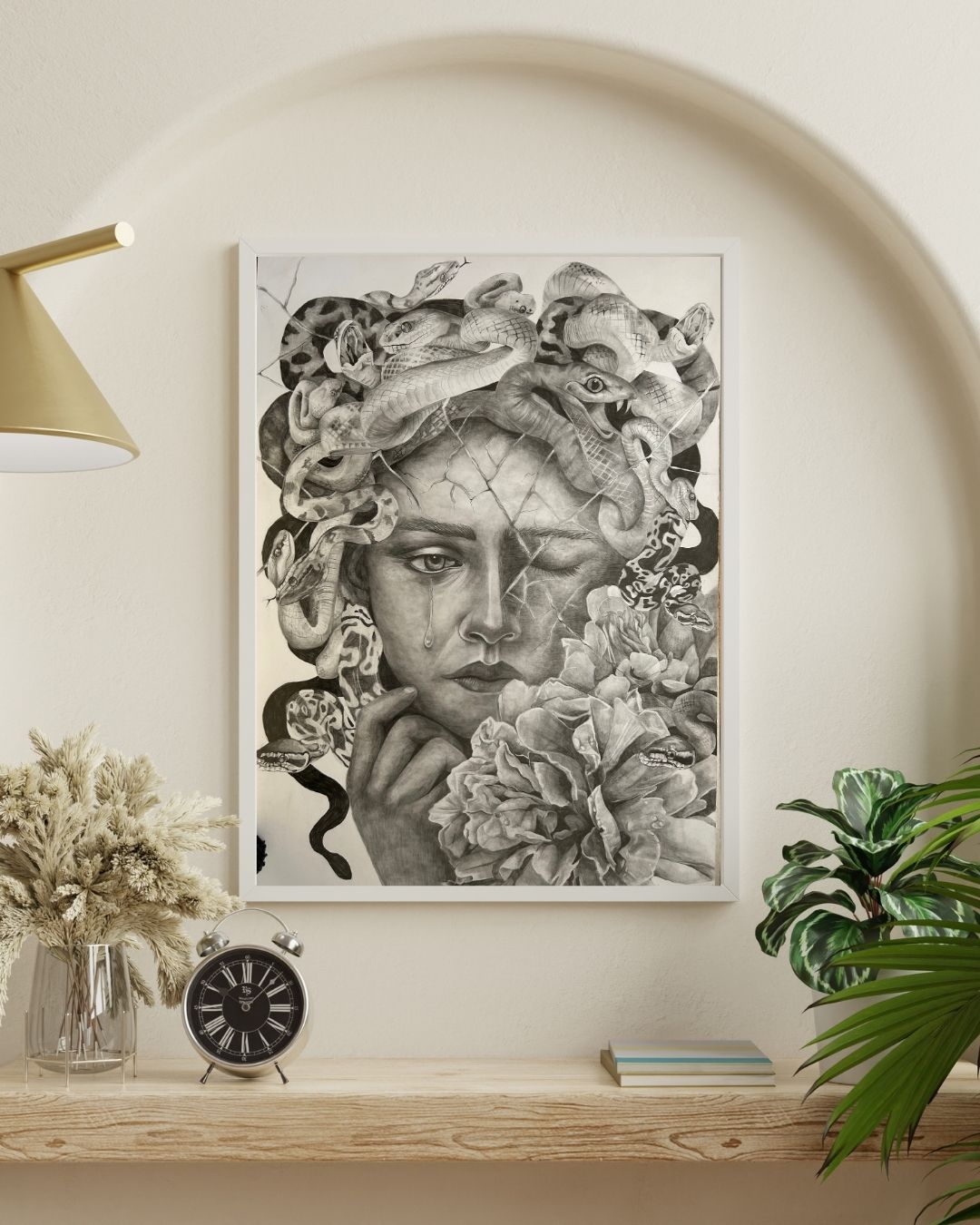 MEDUSA — Shadow Goddess Graphite Print