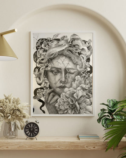 MEDUSA — Shadow Goddess Graphite Print