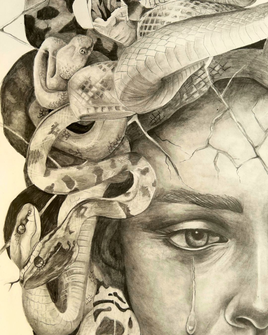 MEDUSA — Shadow Goddess Graphite Print