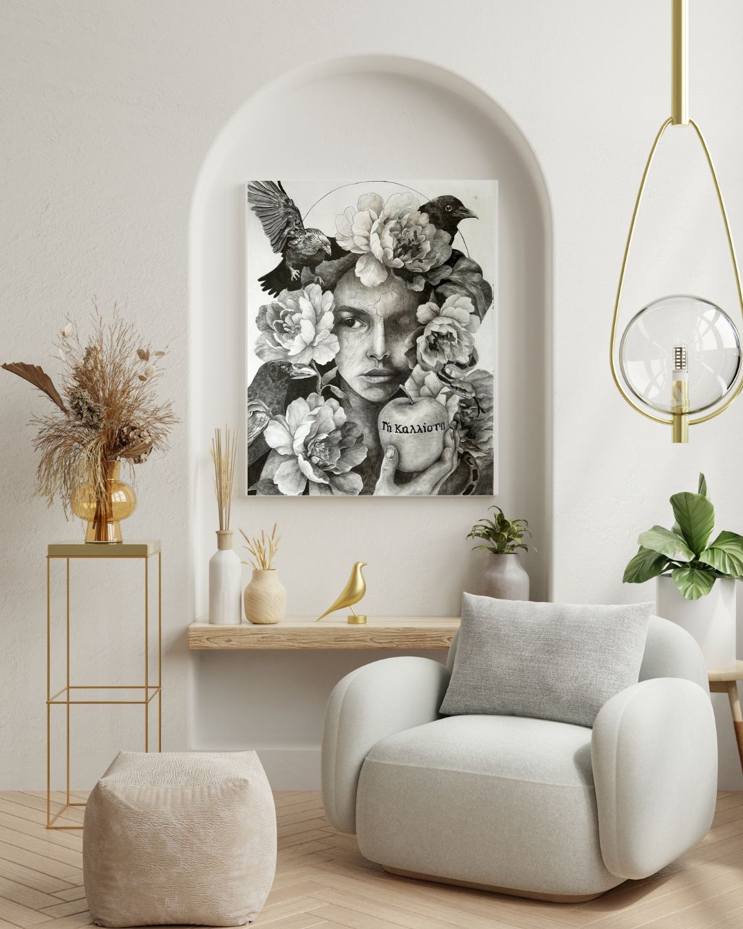 ERIS — Shadow Goddess Graphite Print